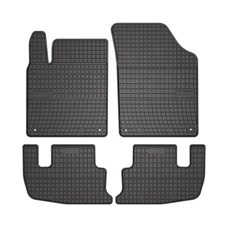 Tapis de Sol pour Peugeot RCZ 2010-2015 Caoutchouc Noir