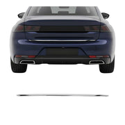 Baguettes de garniture arrière pour Peugeot 508 SD 2018-2025 1Pc Acier Silver