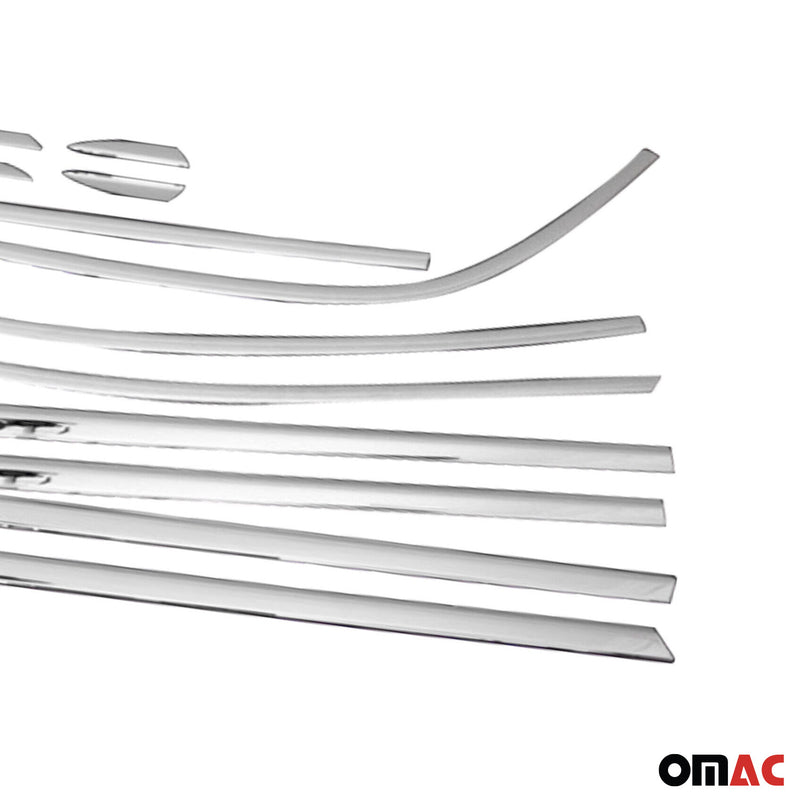 Baguettes pour contour Latérales pour Renault Megane 4 2015-19 inox chrome