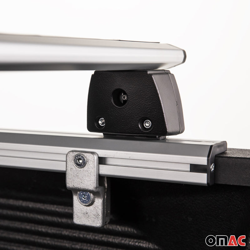 Menabo Barre-Traverse de Toit Porte-bagages pour Ford F150 Alu