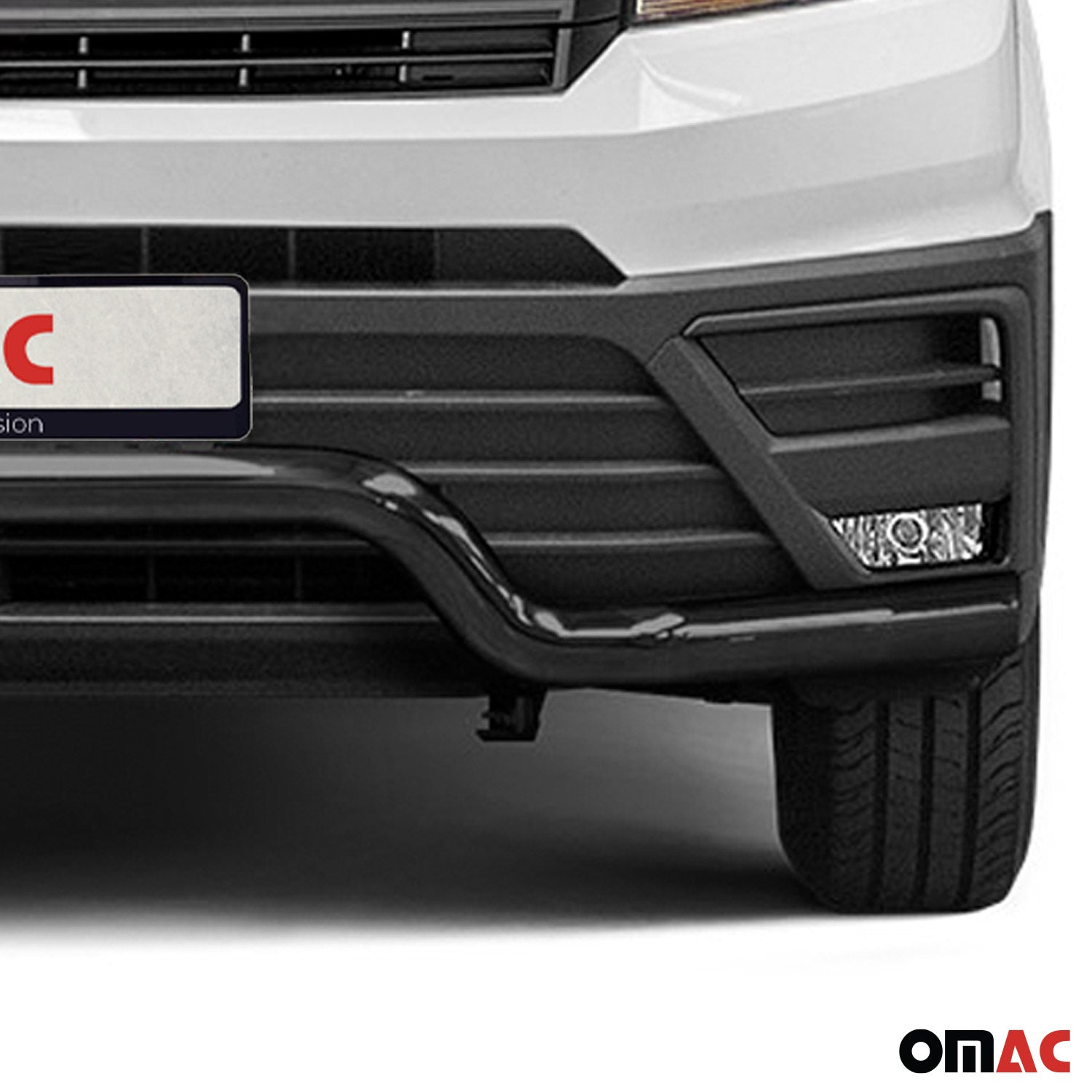 Pare-Buffle Avant Pour VW Crafter 2017-2026 Acier Noir
