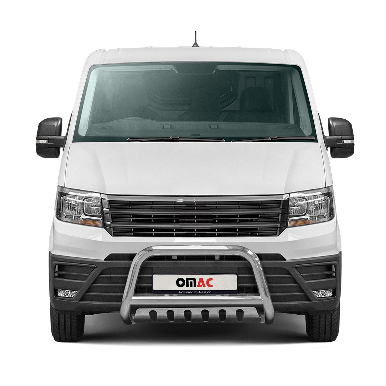 Pare-Buffle Avant Pour VW Crafter 2017-2026 en Acier Argent