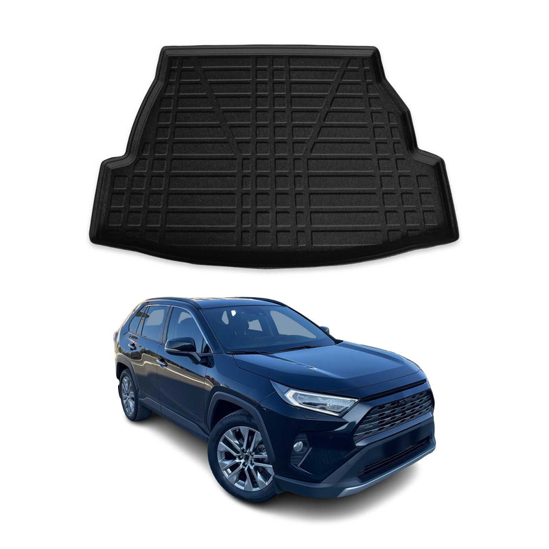 Tapis de Coffre pour Toyota RAV 4 V 2019-2022 en TPE Noir