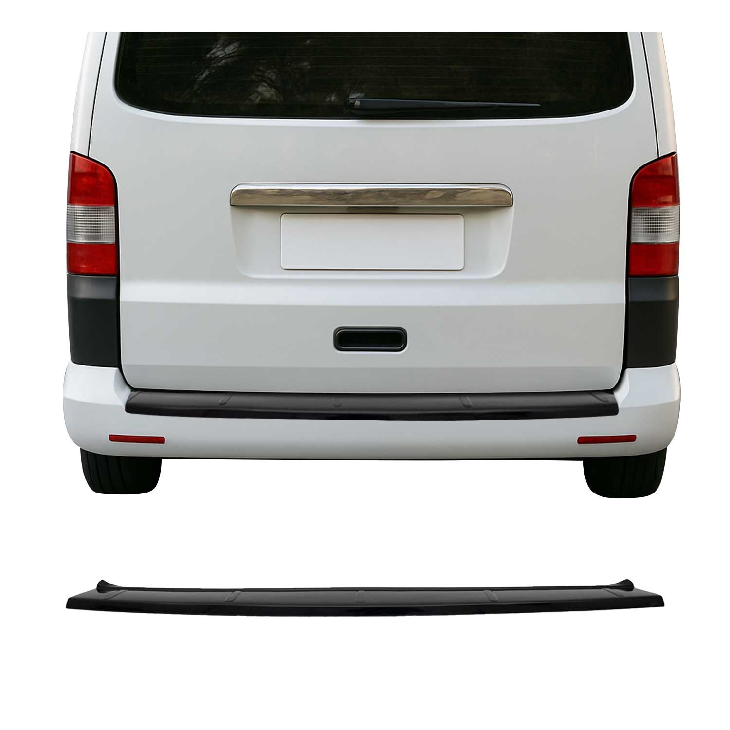 Seuil de coffre pour VW T5 T6 Transporter tout 2003-24 Portes battantes noir