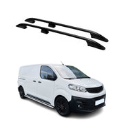 Barres de toit longitudinales pour Fiat Scudo / Ulysse 2022-2026 L2 Alu Noir