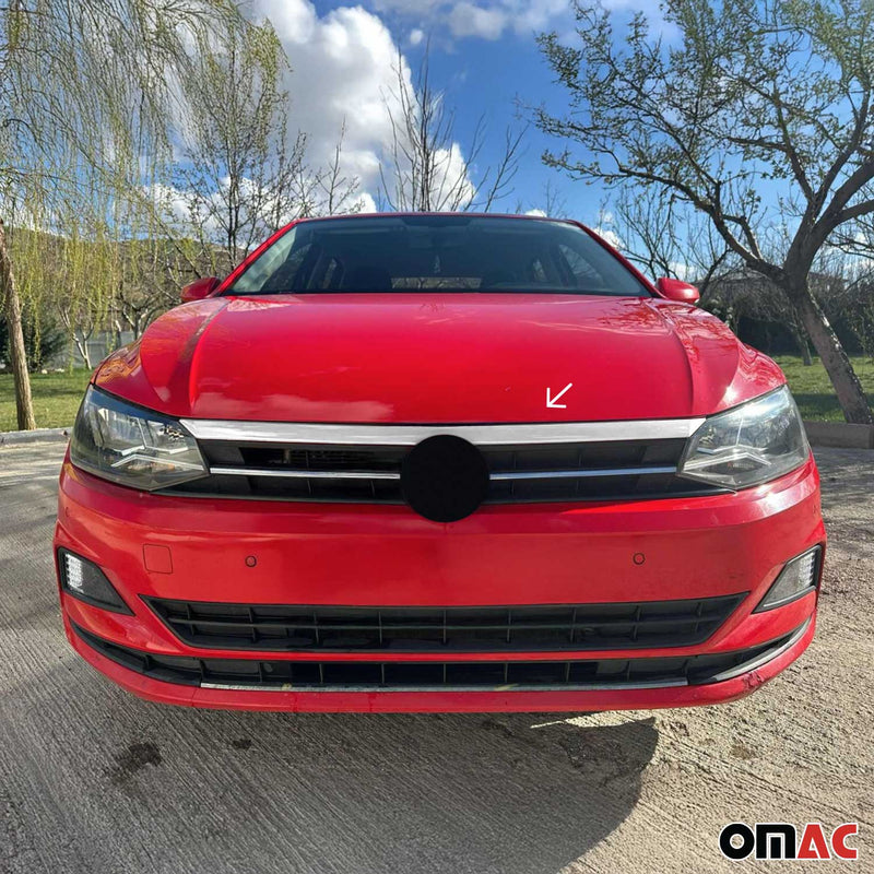Moulure de Grille de Calandre pour VW Polo VI 2017-2021 Chromé