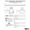 Menabo Barres de toit Transversales pour Mitsubishi ASX 2010-2019 Alu Noir TUV