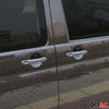 Couverture de poignée de porte pour VW Transporter T6.1 Carbone Noir 6Pcs