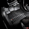 OMAC Tapis de sol sur mesure noir pour Honda ZR-V 2023-2024 3 pièces en TPE