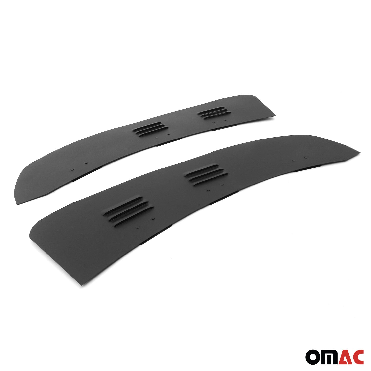 Grille d'aération de Fenêtre pour Peugeot Bipper 2008-2017 Aluminium Noir 2Pcs