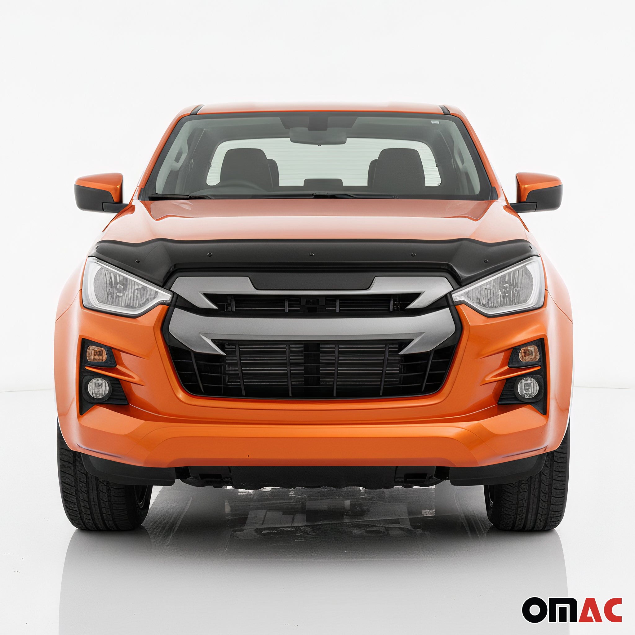 Deflecteurs d'air capot de voiture pour Isuzu D-max mk3 2019-23 Pre-FL noir ABS