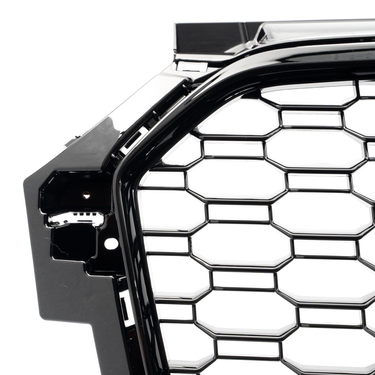 JOM Calandre pour für Audi A1 8X 2015–2018 Noir Brillant PDC-Dummy Sport