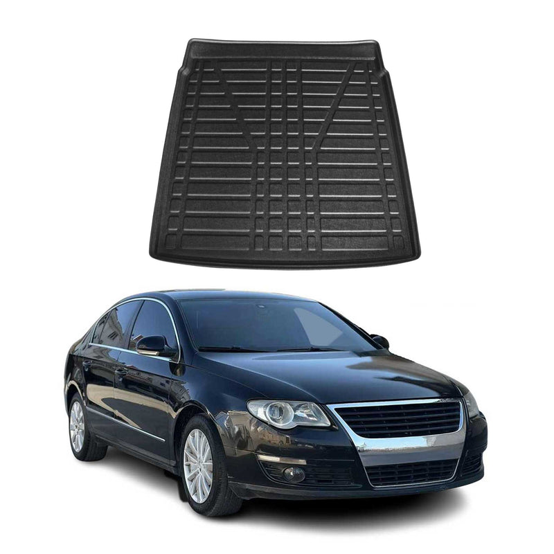 Tapis de Coffre pour VW Passat CC 2008-2012 en TPE Noir