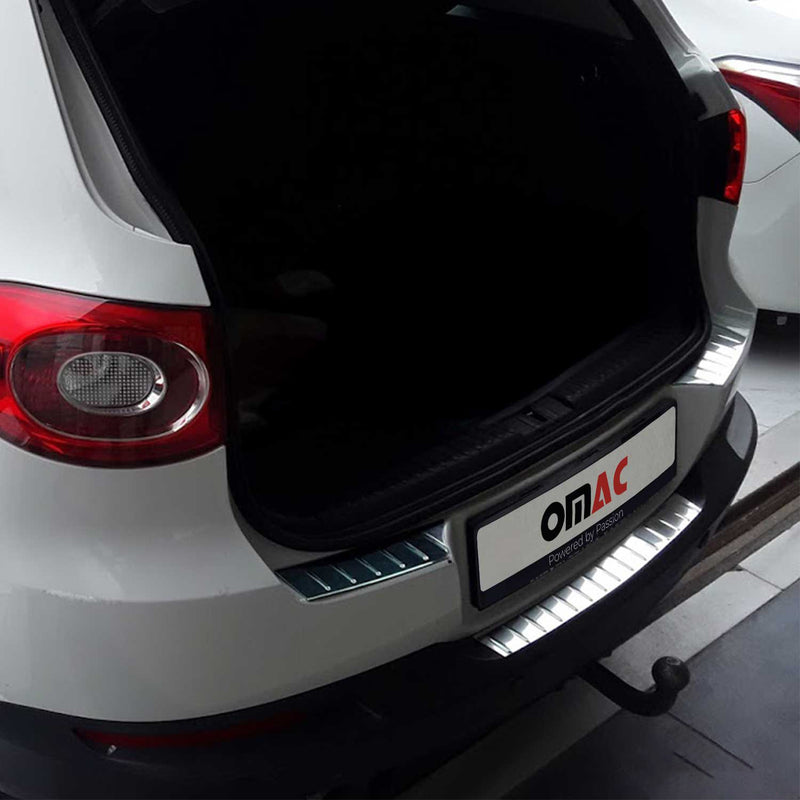 Protection Seuil de Pare-chocs Arriére Pour VW Tiguan 2007-2016 Inox 3Pcs Brossé