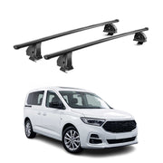 Barres de toit acier pour Ford Tourneo Connect III 2022-2026 TÜV Noir 2Pcs