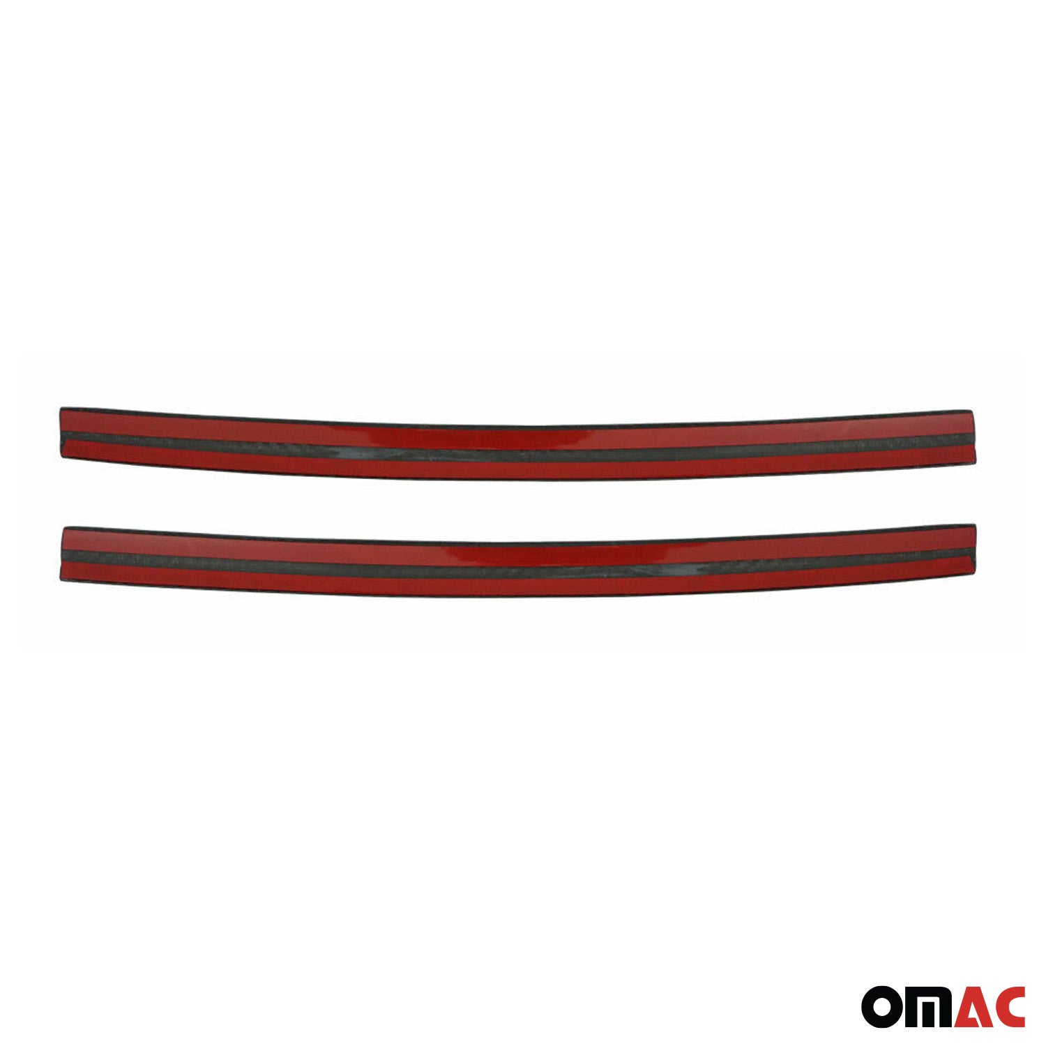 Moulure Grille de Calandre pour VW T6 2015-2019 Highline Carbone Rouge 2x