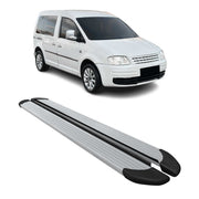 Marchepieds Latéraux pédale pour VW Caddy 2003-2020 L1 Aluminium Argent 2Pcs