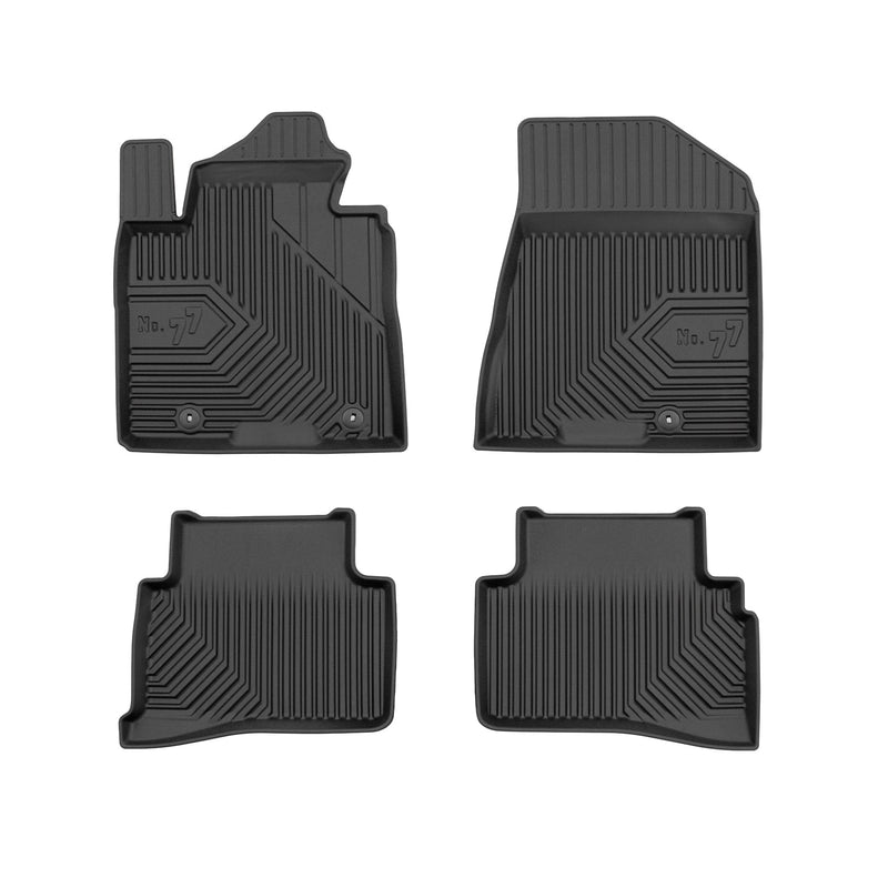Tapis de Sol de Voiture pour Kia Sportage IV 2015-2018 TPE Imperméable 4Pcs