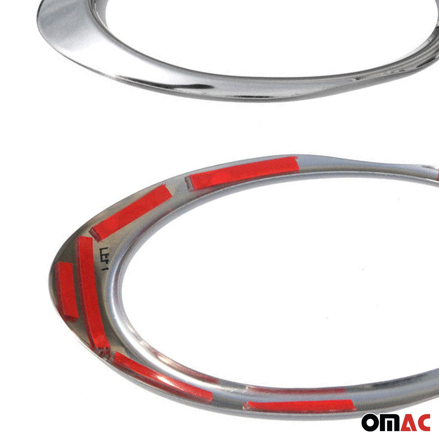 Cadre Phare Antibrouillard pour VW Jetta 2010-2014 en acier inox Chromé