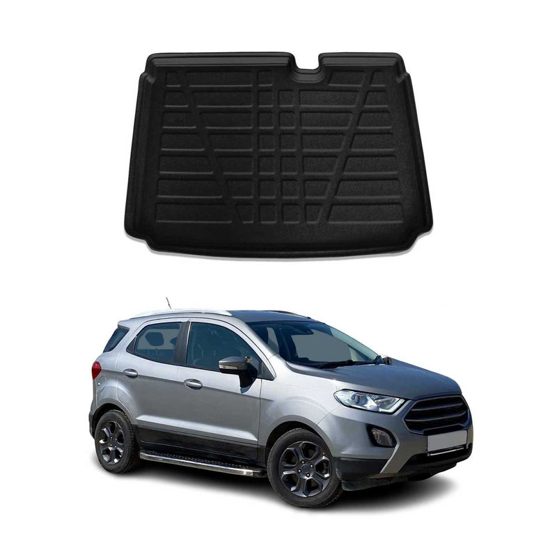 Tapis de Coffre pour Ford Ecosport 2013-2022 en TPE Noir