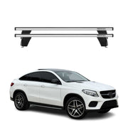 Menabo Barres de toit Transversales pour Mercedes GLE C292 2015-2018 Alu Gris