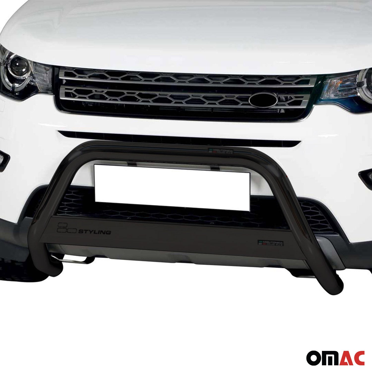 Pare-buffle Avant pour Land Rover Discovery Sport 2014-2018 63 mm en Acier Noir