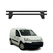 Menabo Barres de toit Transversales pour Citroen Berlingo II B9 2008-2018 Noir