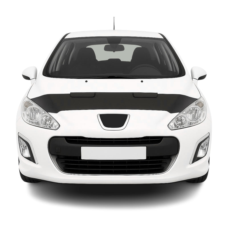 Protège Capot pour Peugeot 308 2008-2014 Masque de voiture vinyle Noir