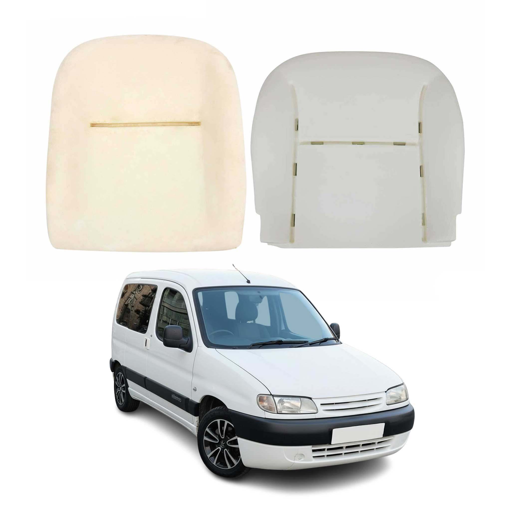 Kit Coussin Mousse de Siège pour Citroën Berlingo 1996-2008 Remplacement 2Pcs