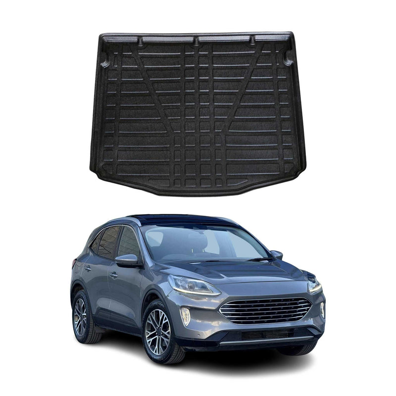 Tapis de Coffre pour Ford Kuga III 2020-2025 en TPE Noir