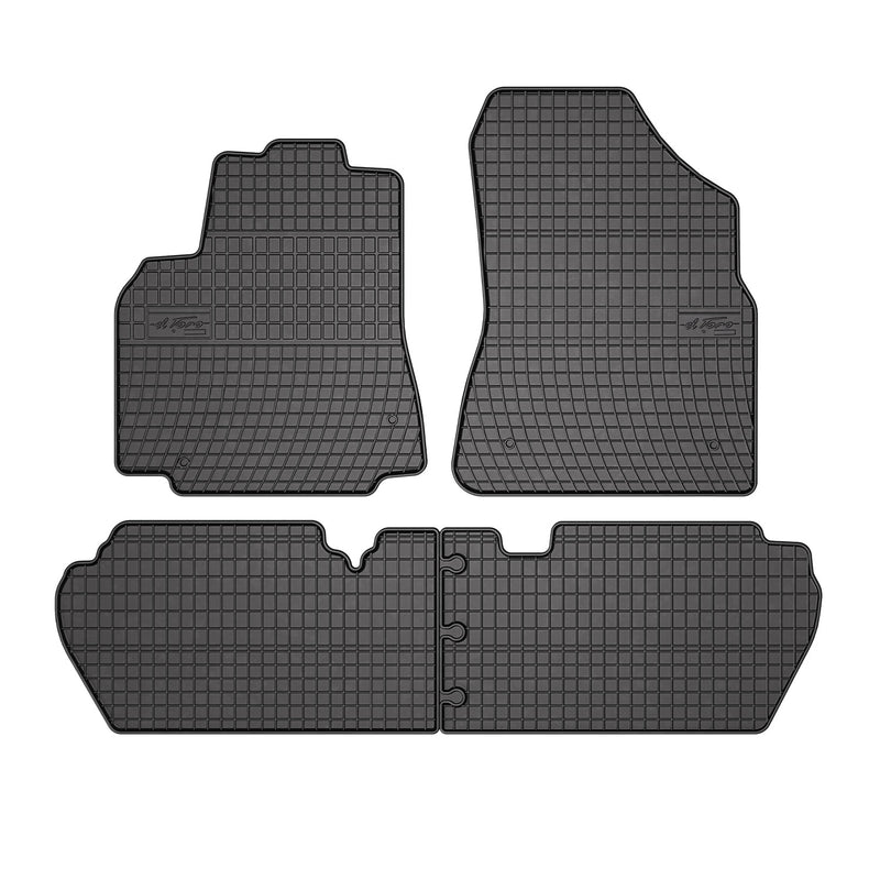 Tapis de Sol pour Citroen Berlingo 2008-2018 Caoutchouc Noir