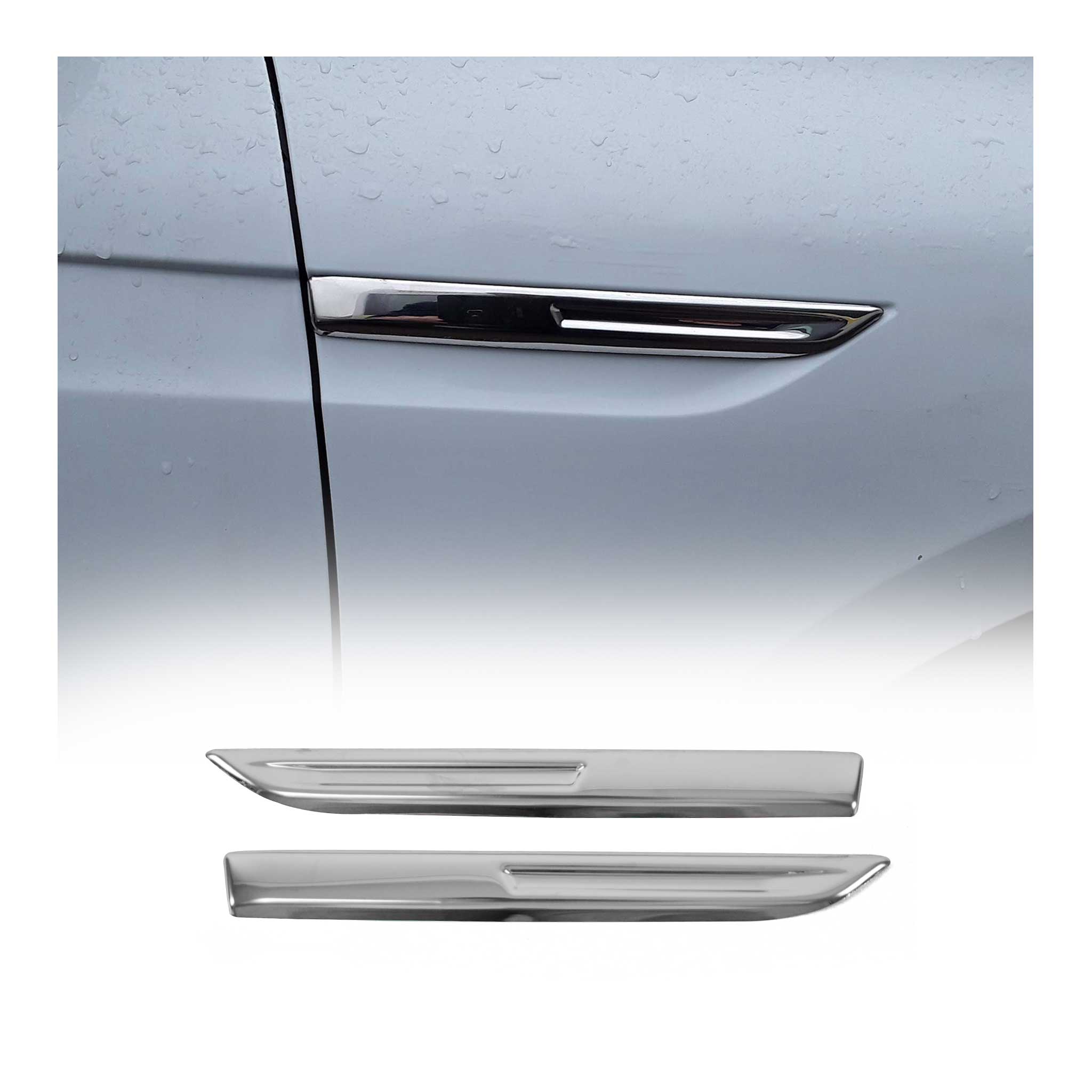 Barre de protection de Clignotant latérale pour Renault Megane 2016-2020 inox