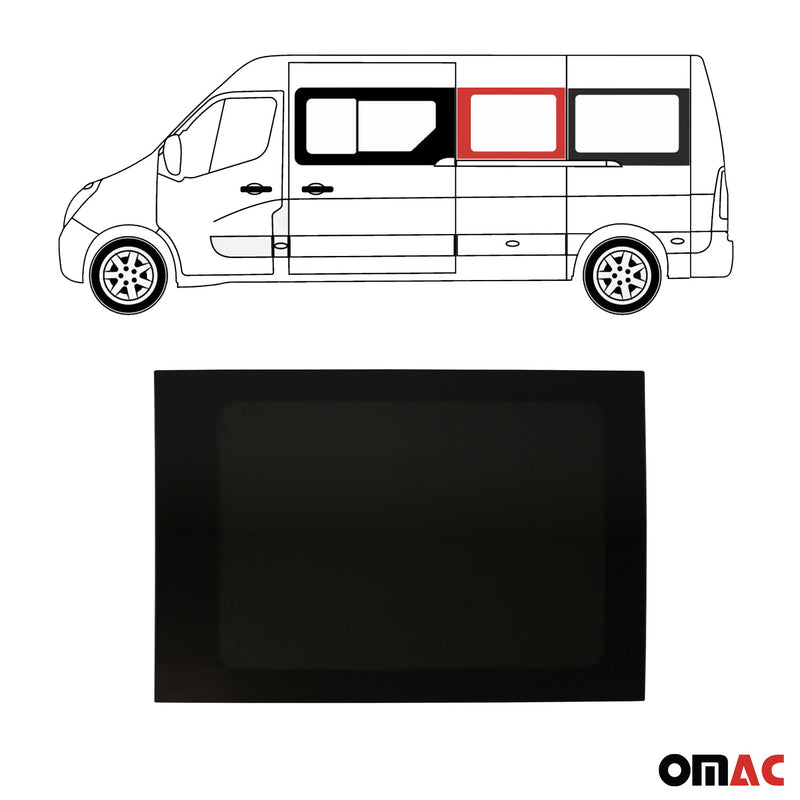 Vitre de Porte pour Opel Movano 2010-2023 Gauche Porte coulissante L3 L4