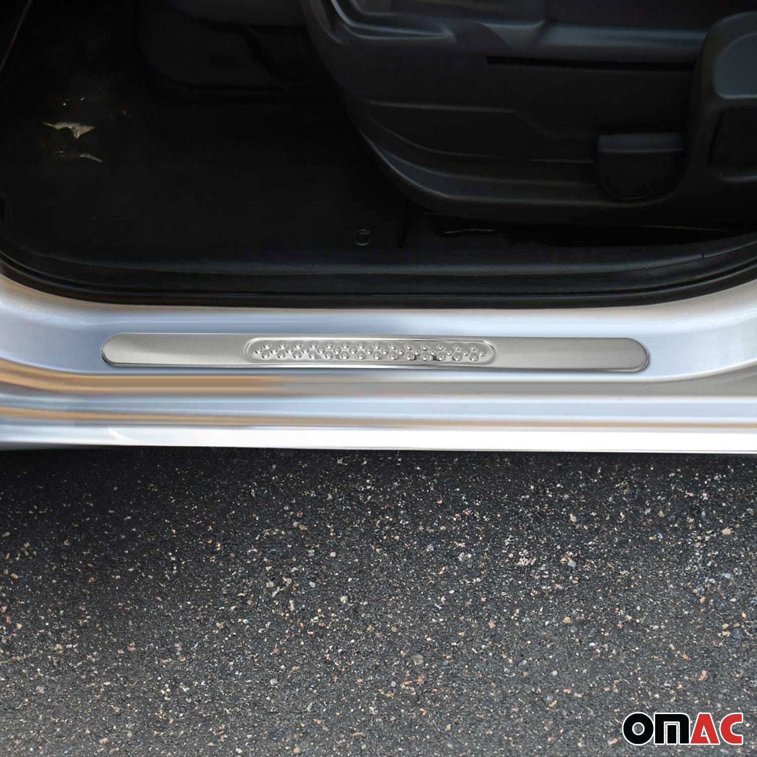 Seuils de porte pour Seat Mii / VW Up / Skoda Citigo 2011-2020 inox Chromé 4Pcs