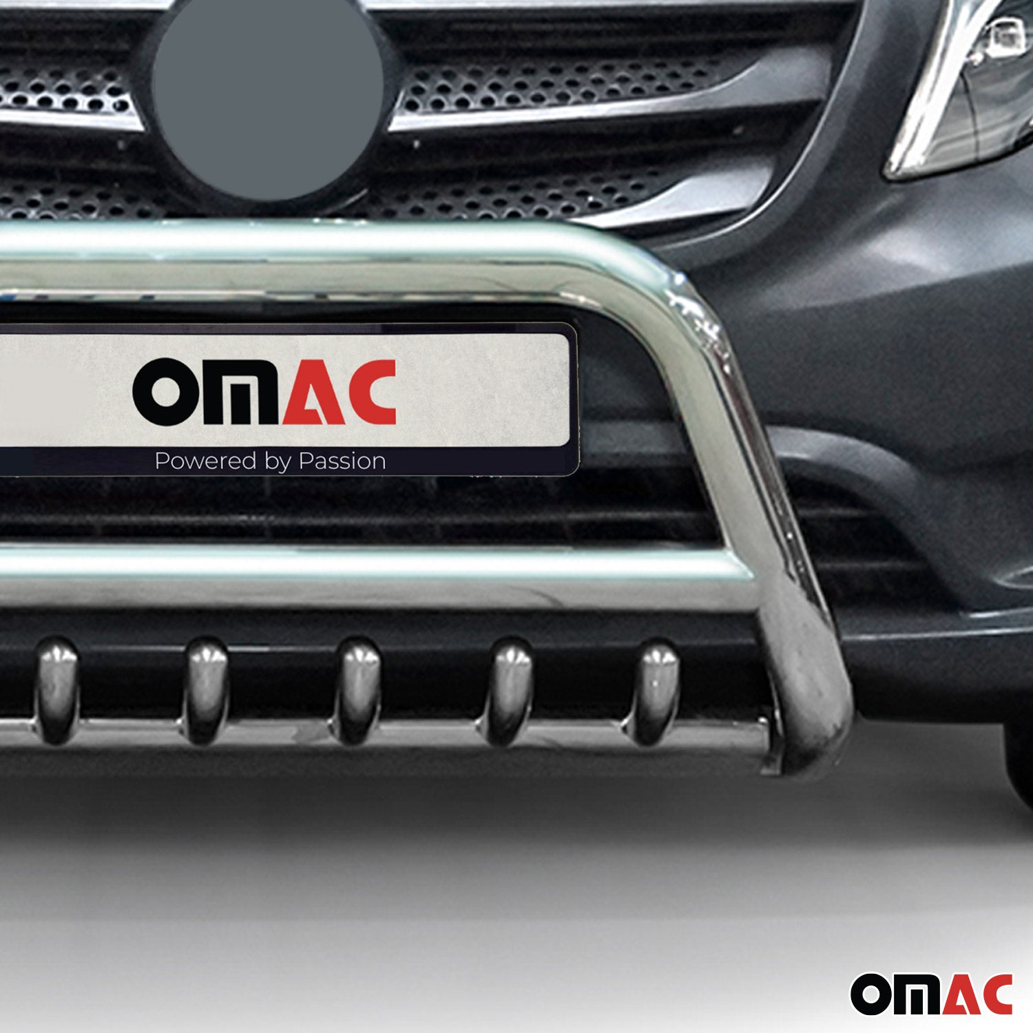 Pare-Buffle Avant Pour Mercedes Vito W447 2014-19 Pre-FL Acier Inoxydable Argent