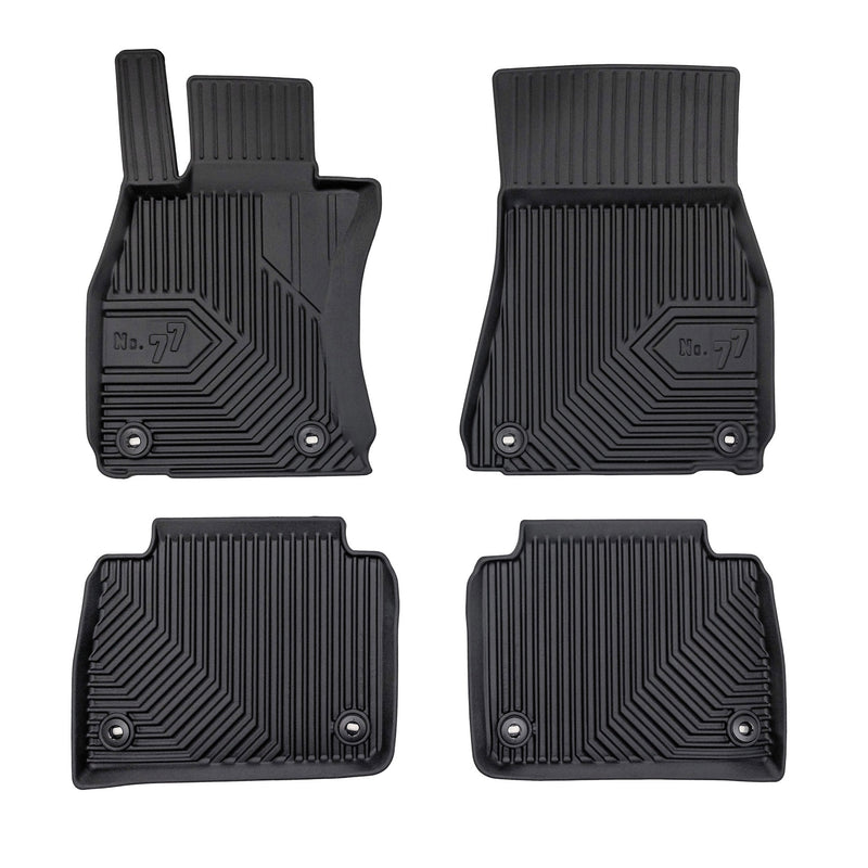Tapis de Sol de Voiture pour Lexus LS IV 2006-2017 TPE Antidérapant Noir 4Pcs