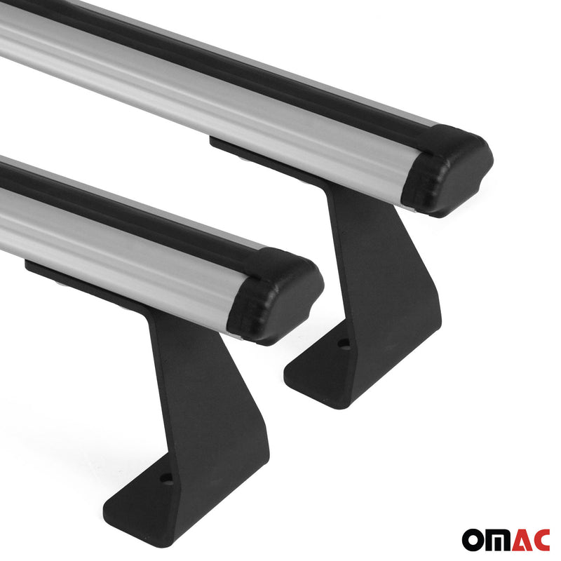 Barres de toit transversales pour Ford Transit Tourneo Custom 2023-25 Argent Alu