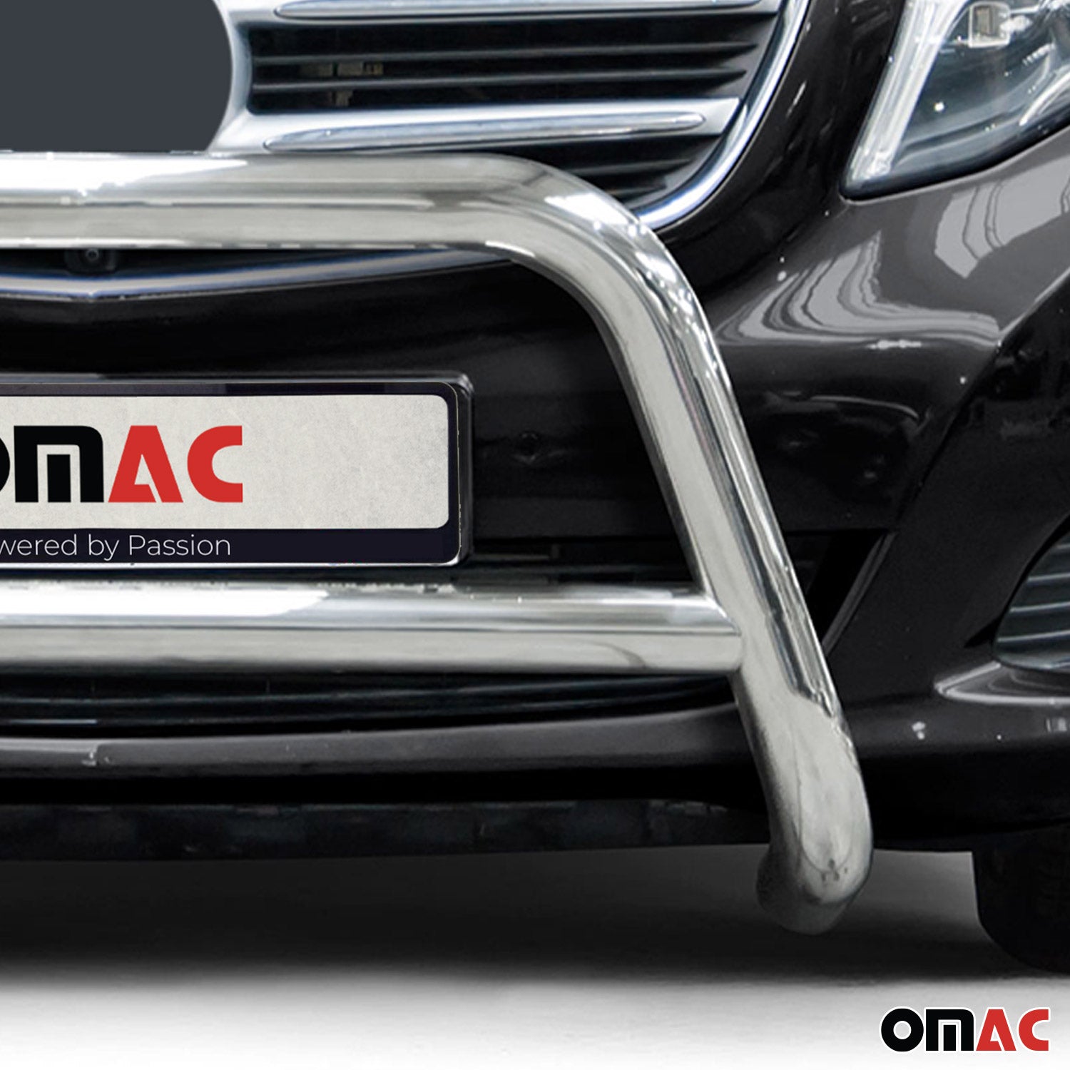 Pare-Buffle Avant Pour Mercedes Classe V 2014-2019 en Argent