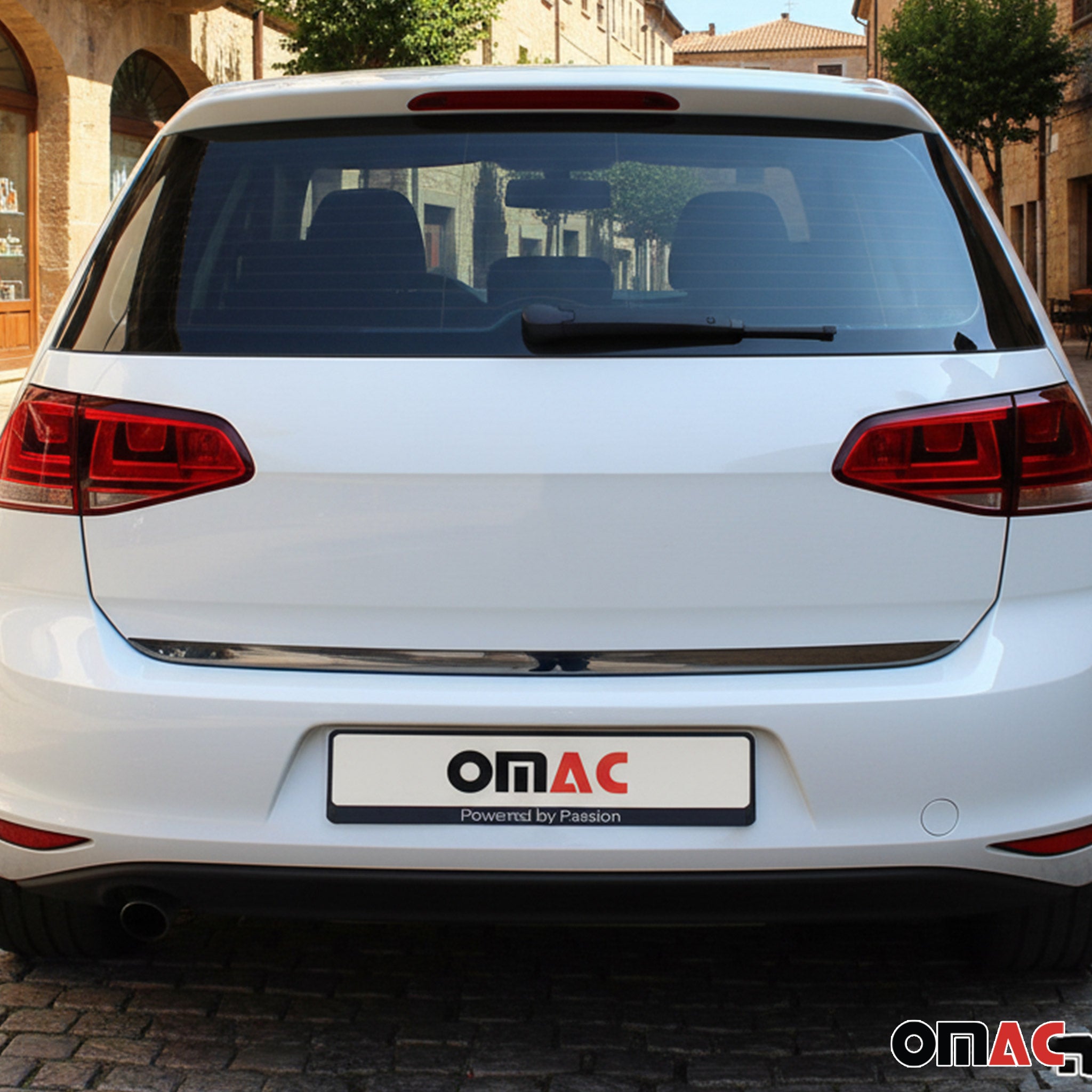 Garniture de Hayon Coffre pour VW Golf VII 2012-2019 acier inox foncé