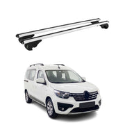 Barres de toit Transversales pour Renault Express 2021-2024 TÜV Alu Gris 2Pcs