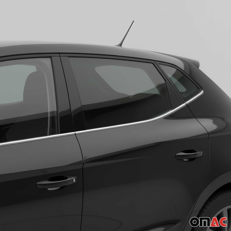 Garniture de Fenêtre pour Seat Ibiza HB 2017-2023 Acier Inox 8Pcs