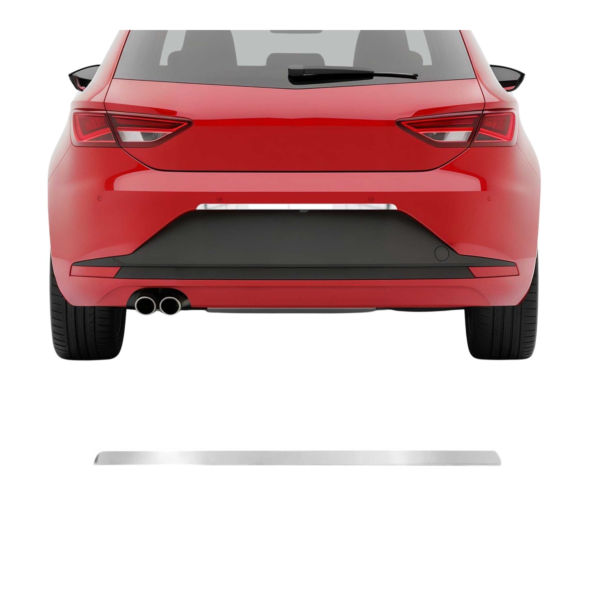 Poignée de Coffre Arrière pour Seat Leon 2012-2020 acier inox