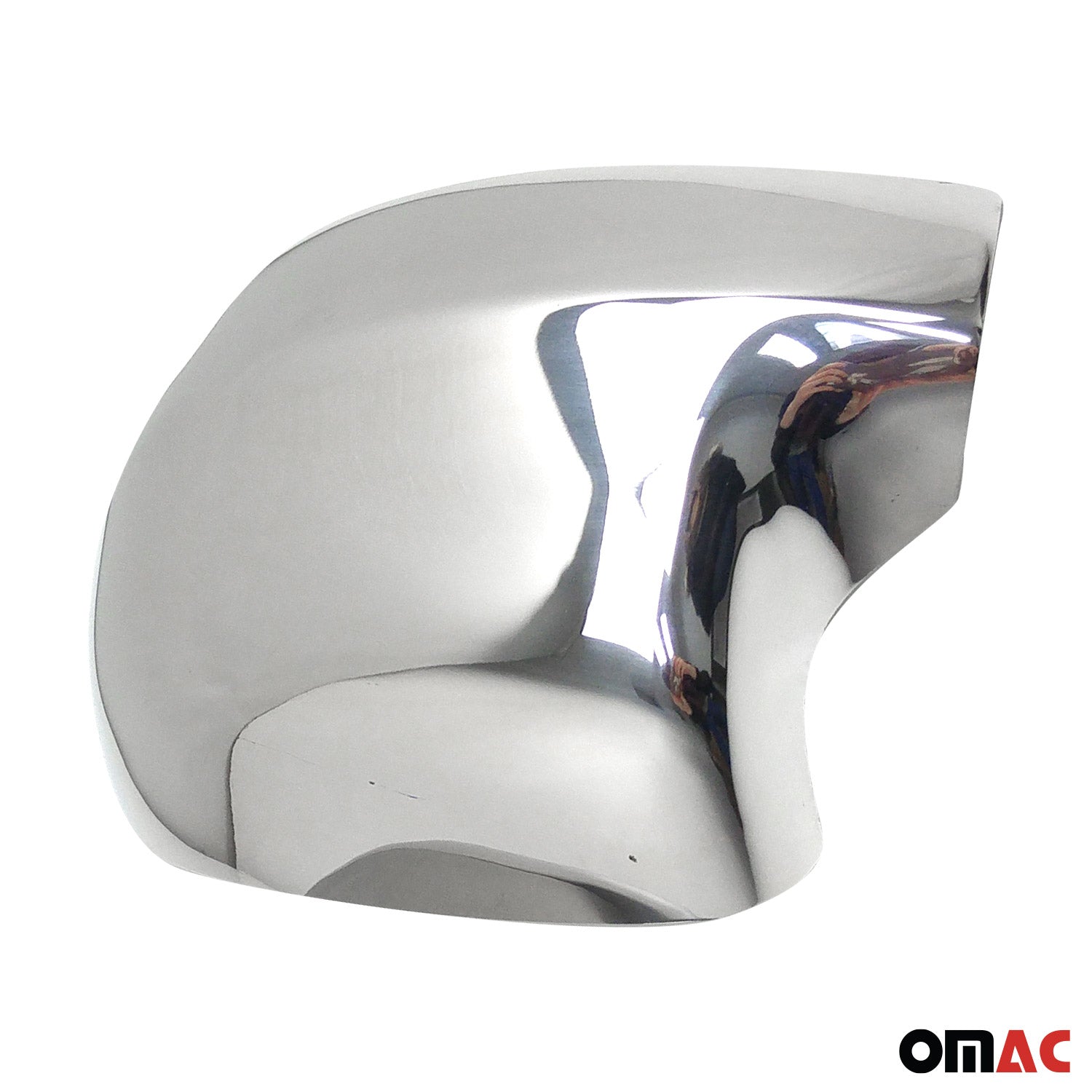 Coques de Rétroviseurs pour Renault Symbol III 2013-2021 en Acier Chromé Argent