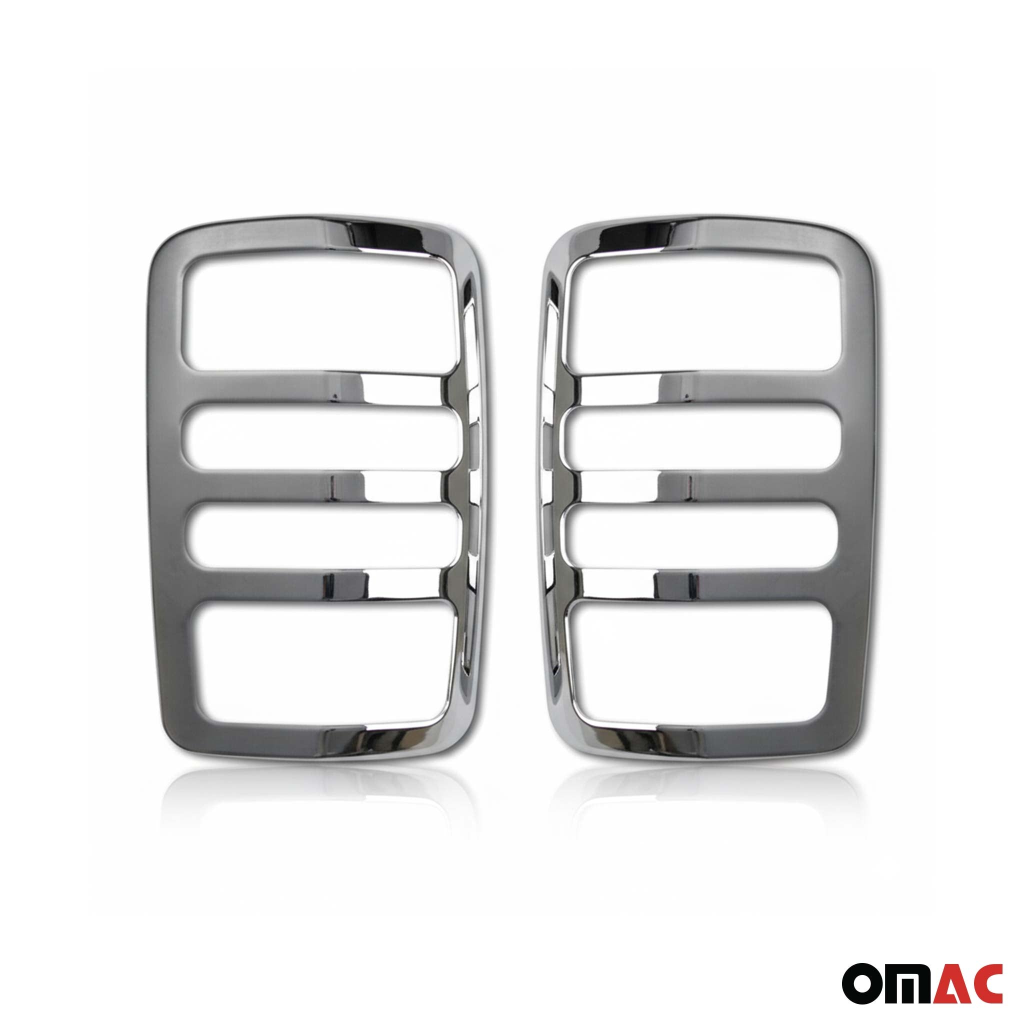 Cadre de Feu Stop Arrière pour VW Caddy 2003-2014 acier inox 2 Pcs