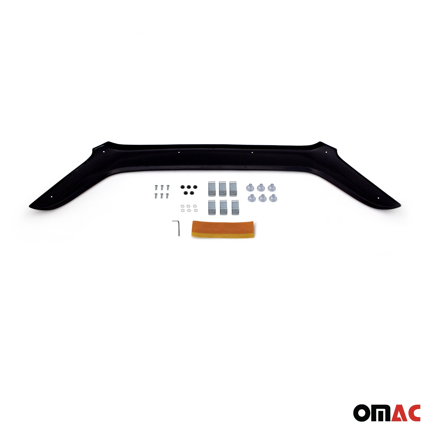 Deflecteurs d'air capot de voiture pour Ford Transit Custom 2018-2024 Noir