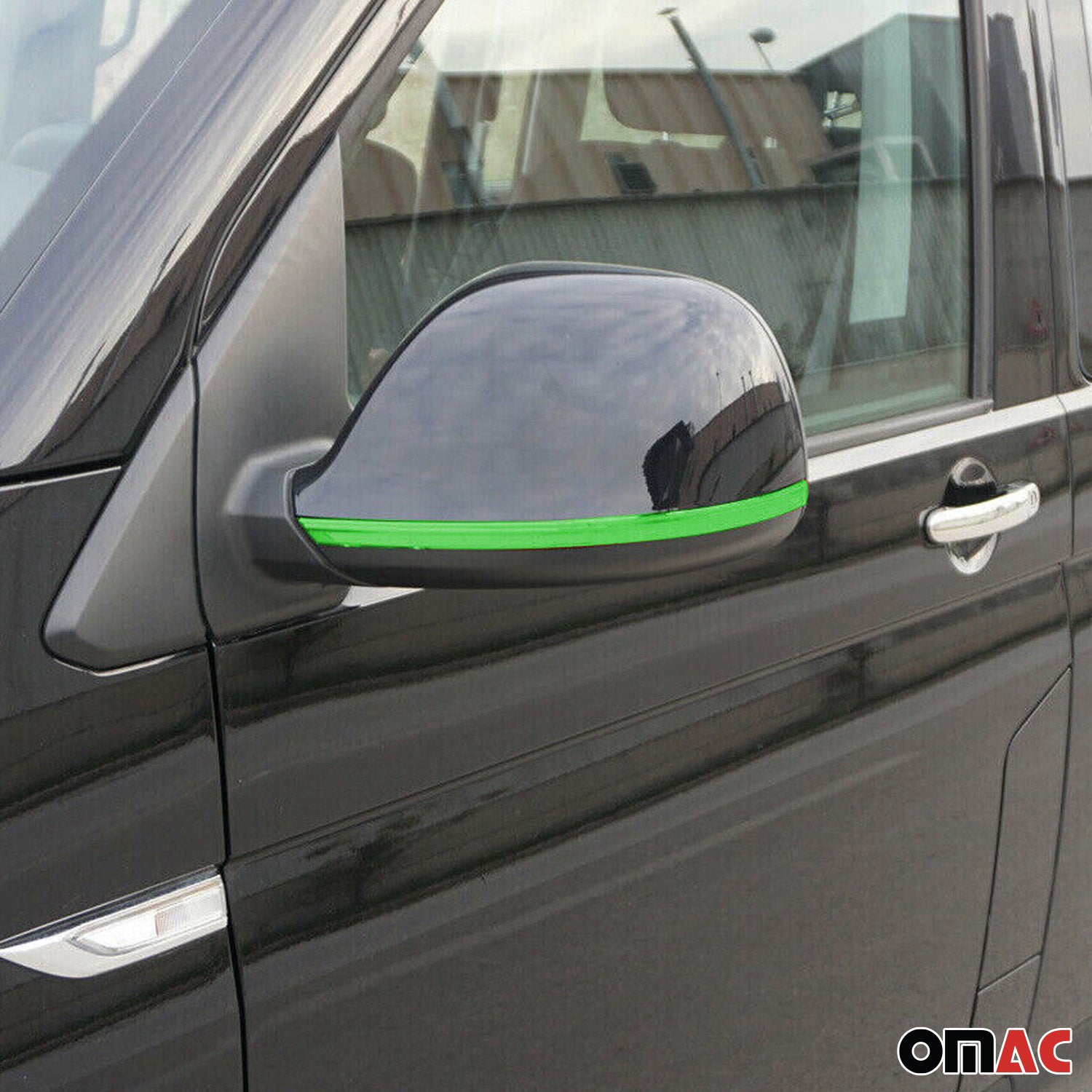 Garnitures de Coques de Rétroviseurs pour VW T5 Transporter 2010-15 Acier Vert