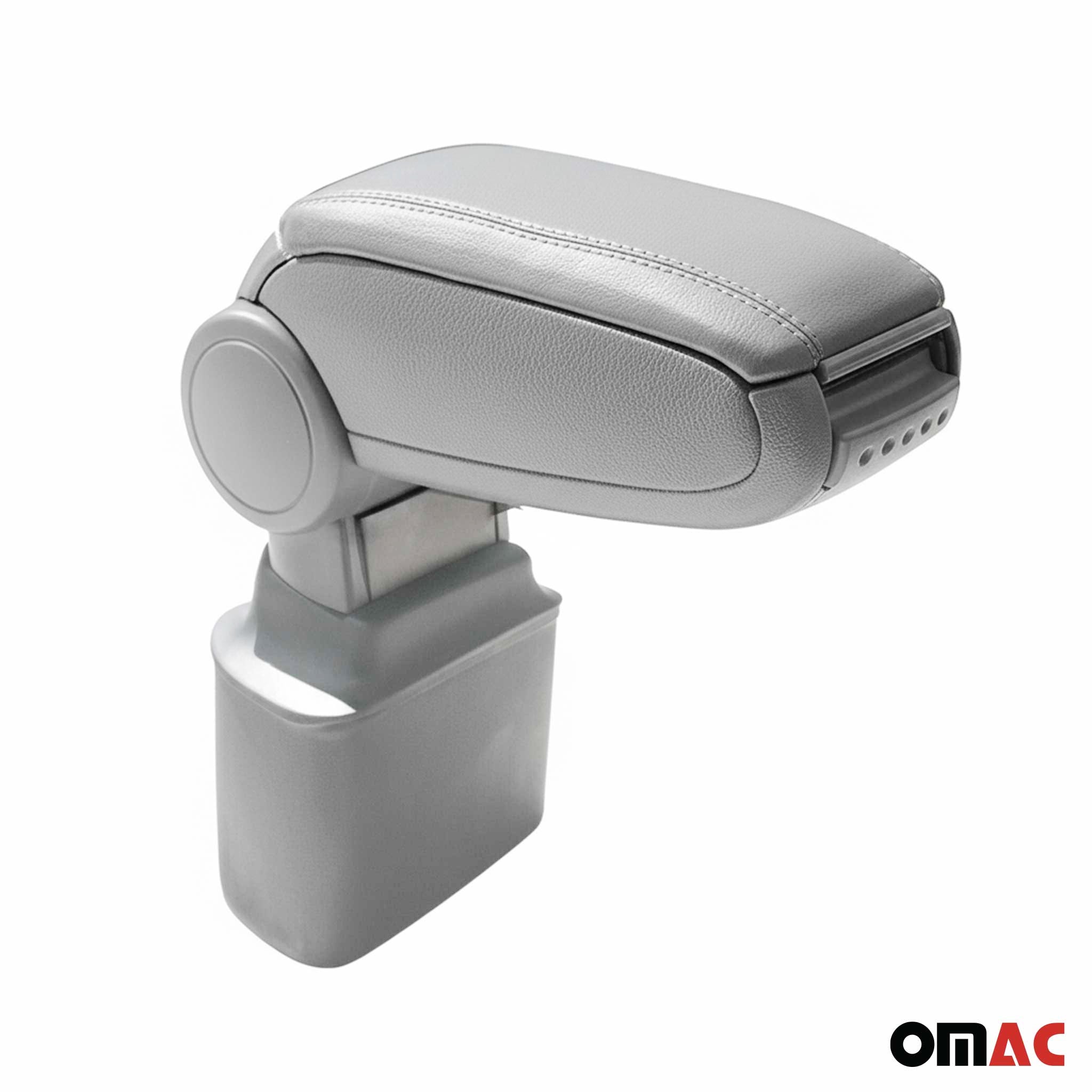 Accoudoir pour Nissan Juke 2011-2019 Vinyl Abs Gris Central Organiseur