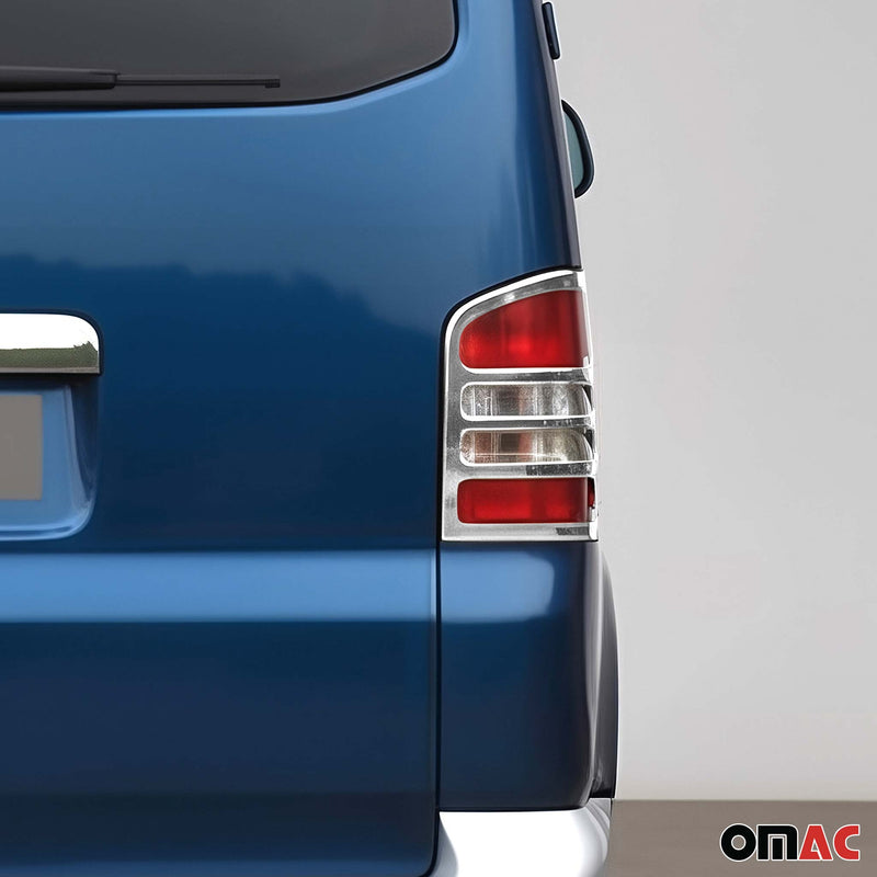 Cadre de Feu Stop Arrière pour VW T5 Transporter 2003-2010 acier inox 2x