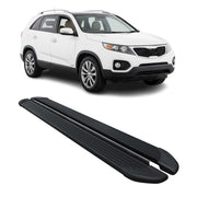 Marchepieds Latéraux pédale pour Kia Sorento 2009-2013 Noir Aluminium 2Pcs