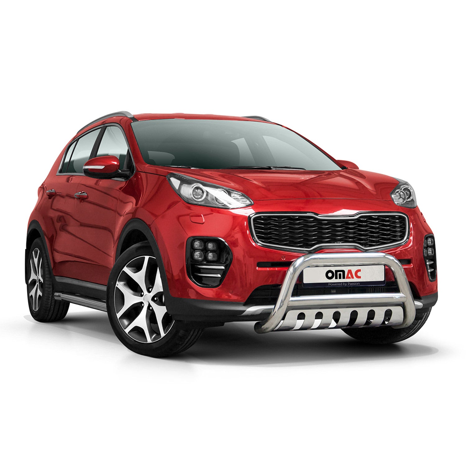 Pare-Buffle Avant Pour Kia Sportage 2015-2018 en Acier Inoxy Argent